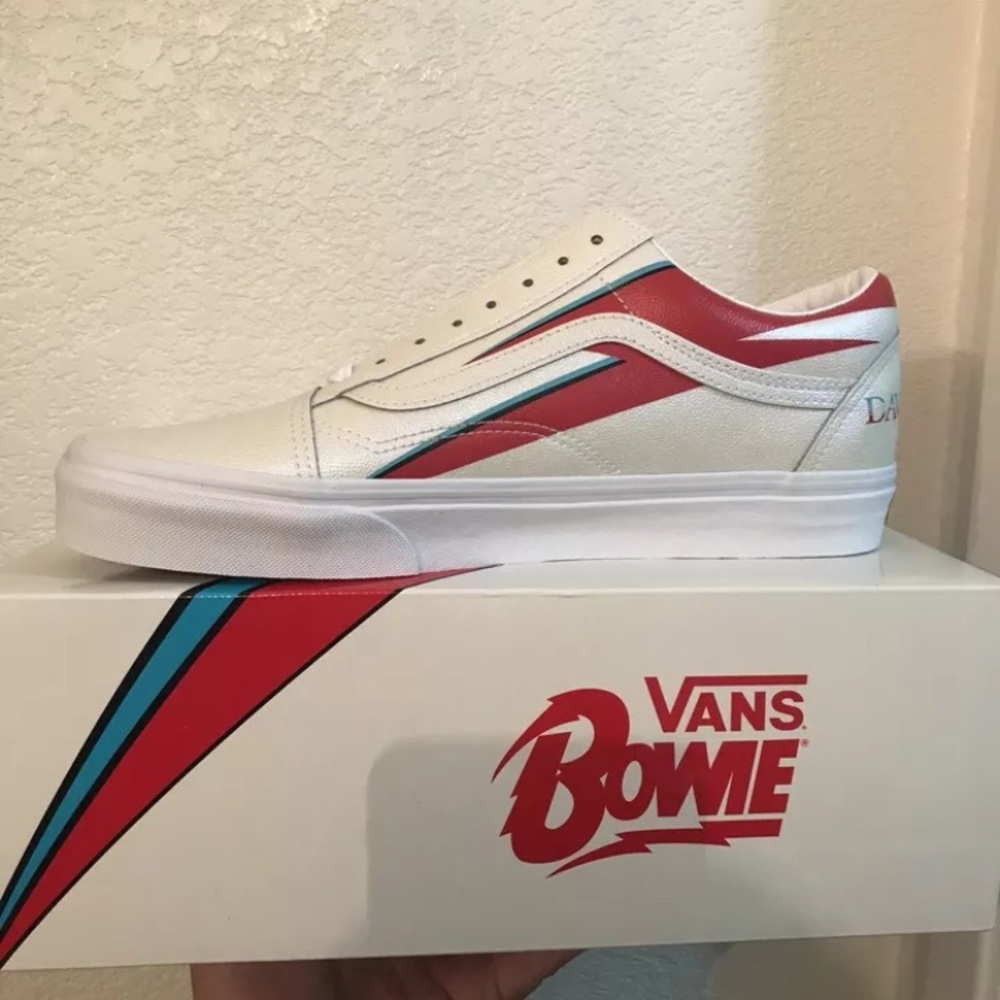 David Bowie Vans shoes